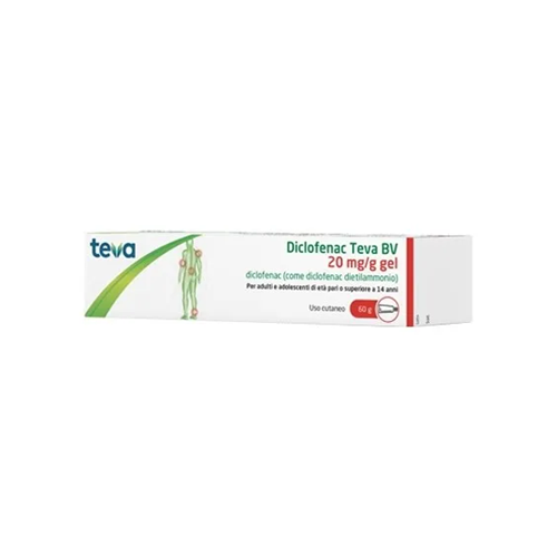 DICLOFENAC TE GEL 60G 20MG/G